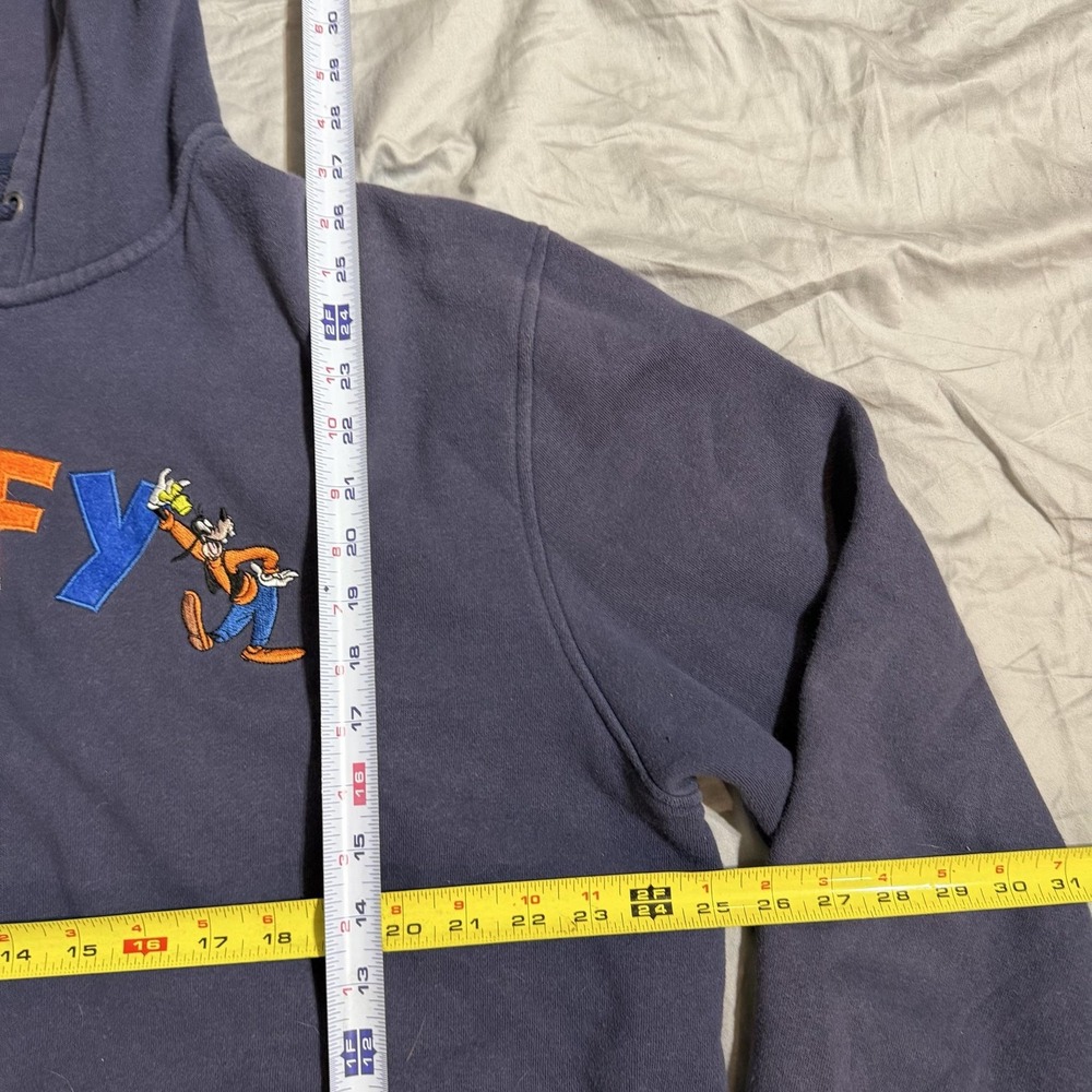 Disney Parks Hoodie Mens XL Blue Goofy Walt Disney World Full Zip Graphic - Picture 4 of 10